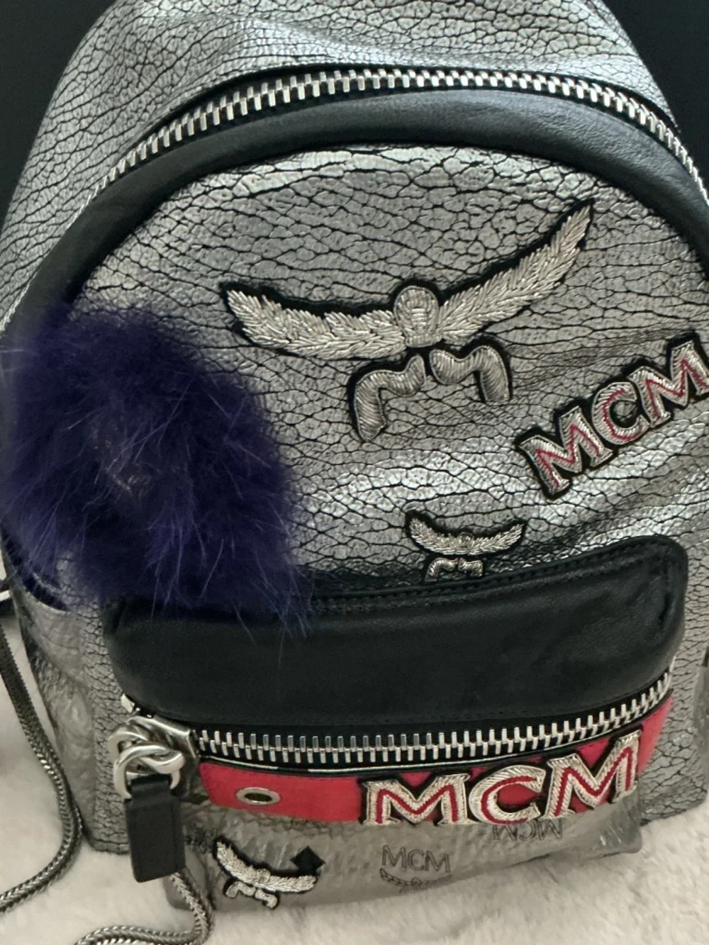 MCM MM METALLIC BACKPACK LIMITED EDITION